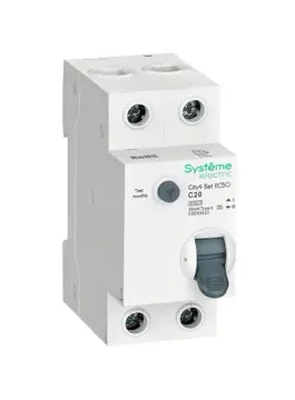 Дифференциальный автомат (АВДТ) Systeme Electric City9 Set 1P+N С20А 6kA 30мА Тип-A