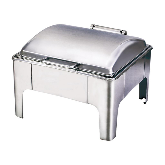 Мармит 6 л 2/3*65 с откидной крышкой 43,5*39*29 см нерж.   P.L. Proff Cuisine