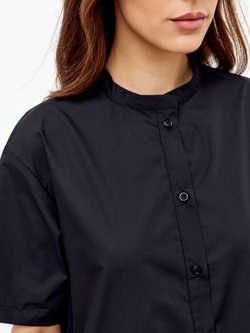 Платье-рубашка прямого силуэта