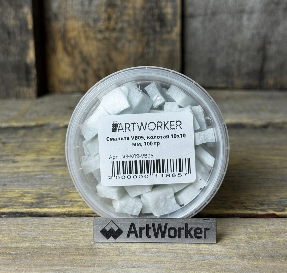 Смальта VB05, колотая 10х10 мм, 100 гр