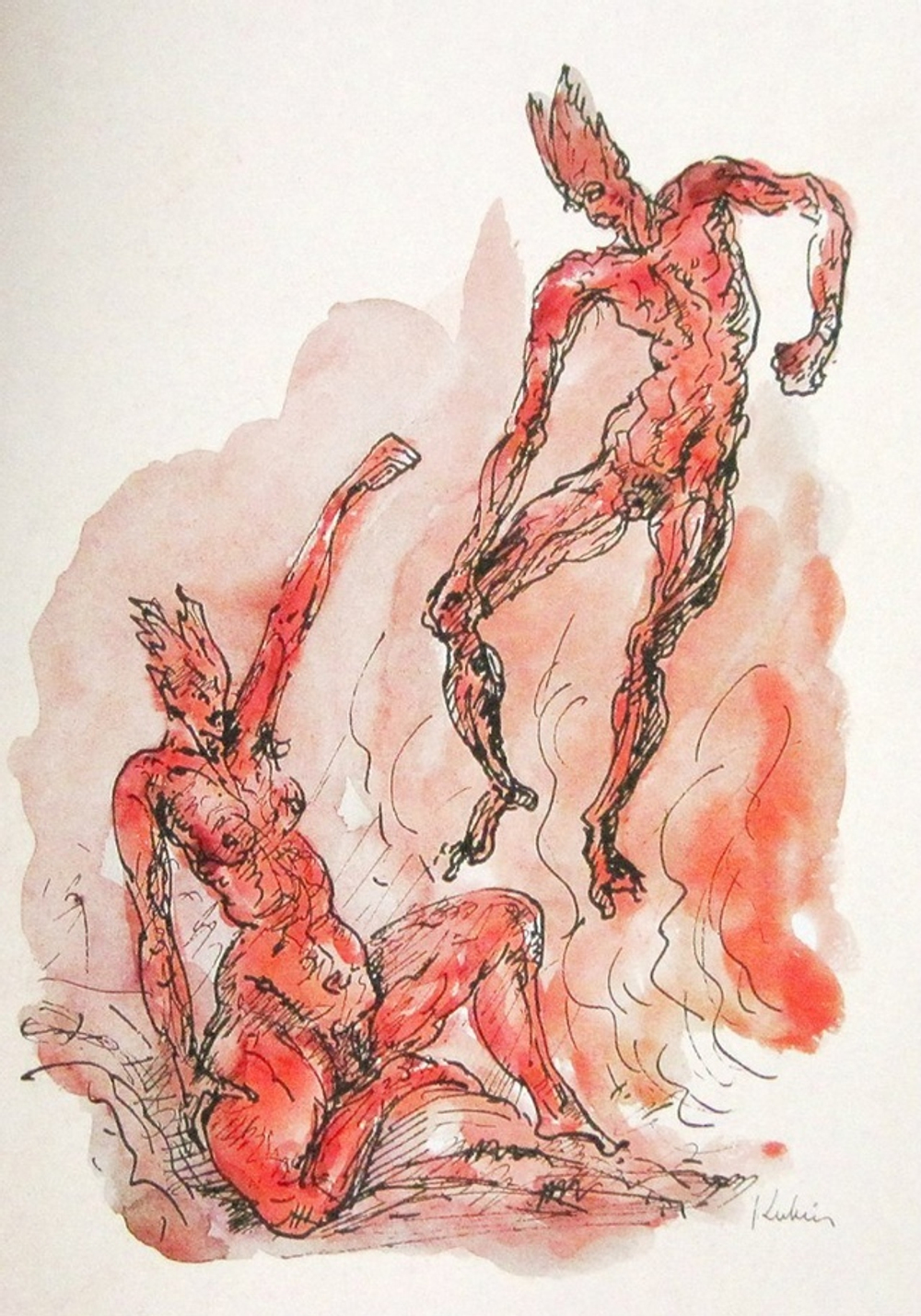 Alfred Kubin (1877-1959) - эротическое искусство австрийского художника Альфреда Кубина