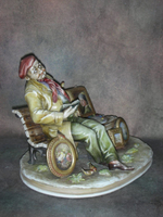Статуэтка. Фарфор. Художник. Capodimonte. Италия