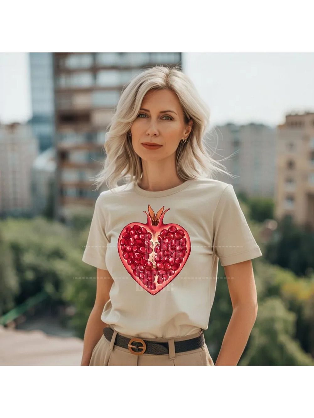 Термонаклейка на одежду, термопринт Гранат