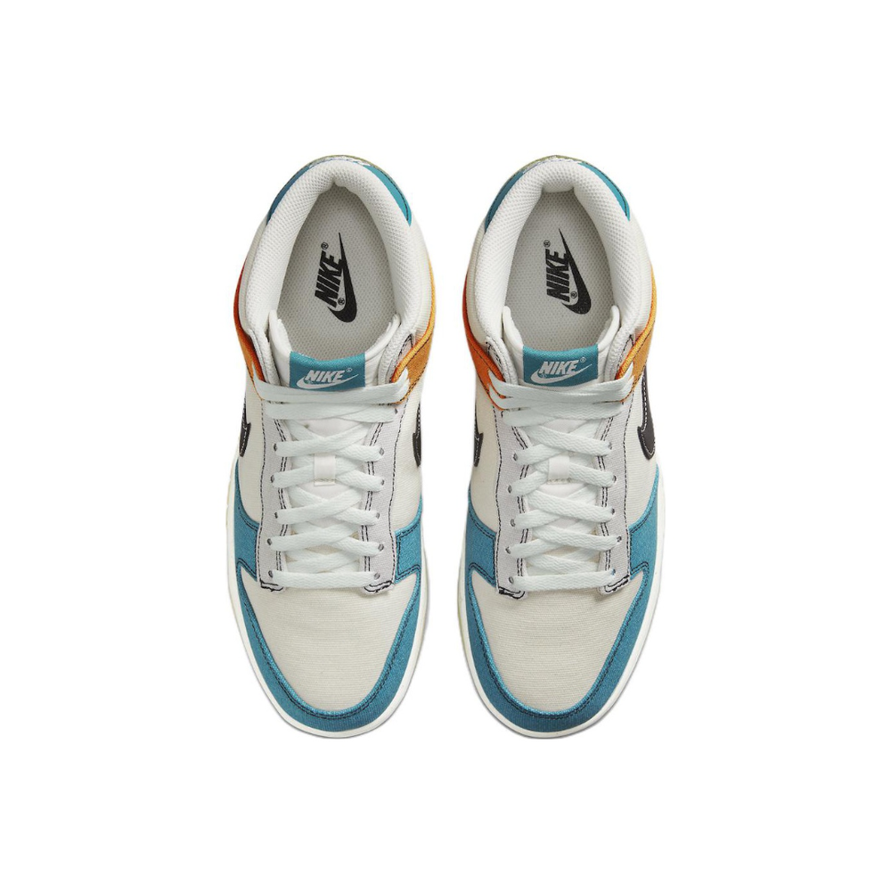 Мужские кроссовки Nike Dunk Mid 'Pale Ivory Multi' DV0830-100