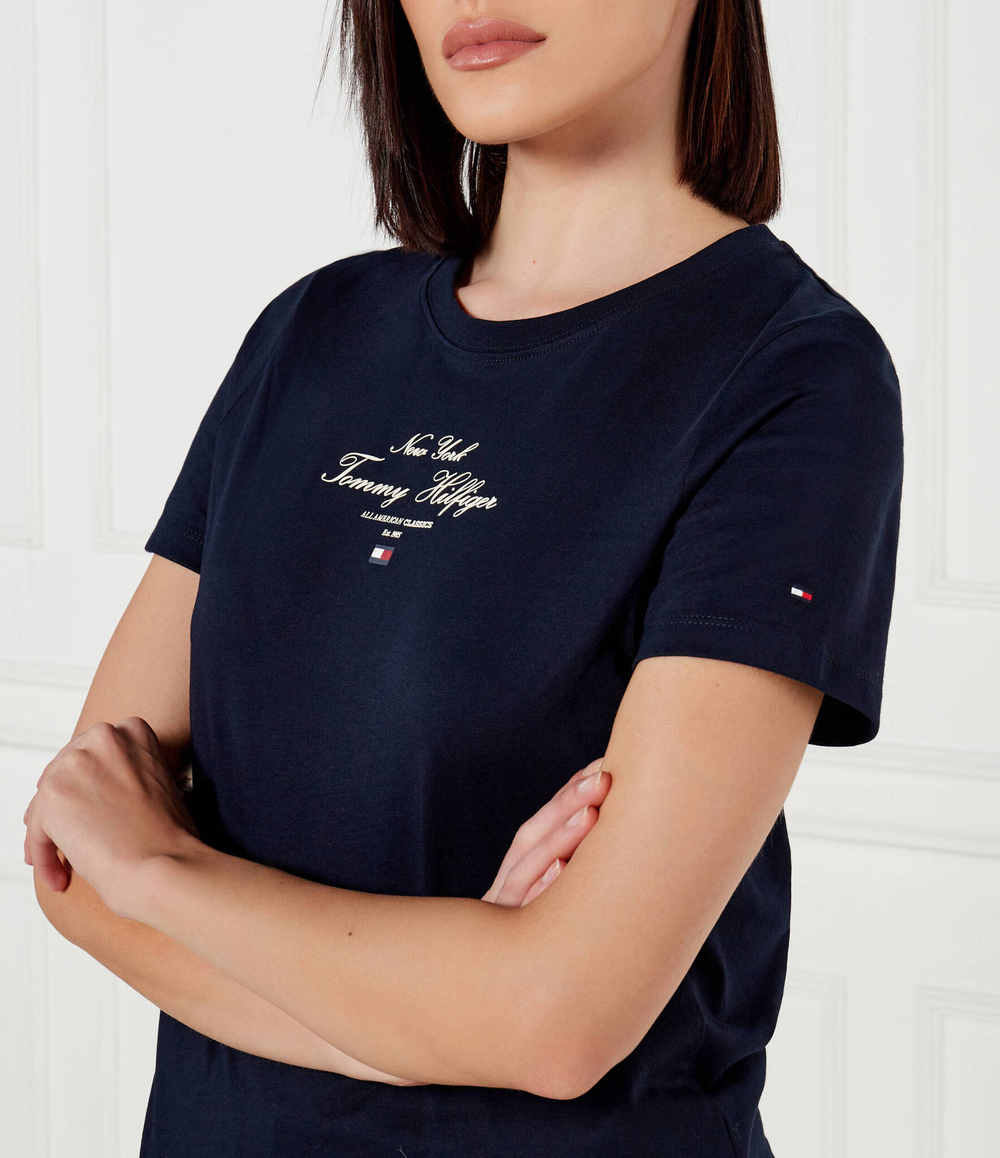 Футболка Tommy Hilfiger - темно-синий(WW0WW43895)