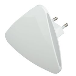 DTL-320 Треугольник-White-Sensor Светильник-ночник. С фотосенсором день-ночь. Белый. ТМ Uniel