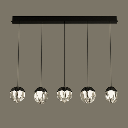 Подвесной светильник MD24001033-5B black/clear