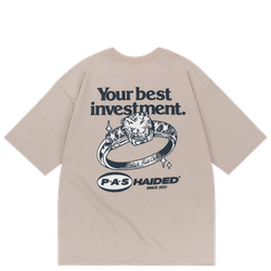 Футболка HAIDED INVESTMENT Grey Beige