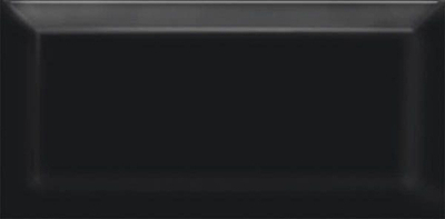 Настенная плитка Бланше 19041 чёрный грань