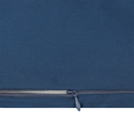 Комплект постельного белья из премиального сатина темно-синего цвета из коллекции essential, 150х200 см