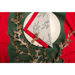 Скатерть на стол из хлопка красного цвета Russian North, 170х170 см