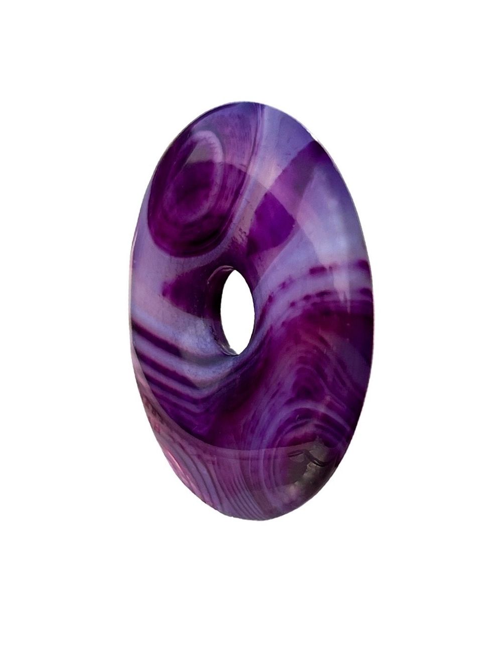 Подвеска Пончик из камня 30 мм Подвеска Пончик из камня 30 мм