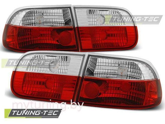 Задние фонари Honda Civic 5 red white