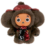 Чебурашка 17см. в шапке, шарфе Союзмультфильм озвуч, в пакет V73408-17D (Мульти-пульти)