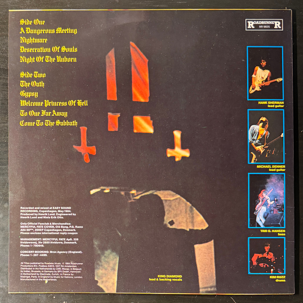 Mercyful Fate ‎– Don't Break The Oath (Голландия 1984г.)