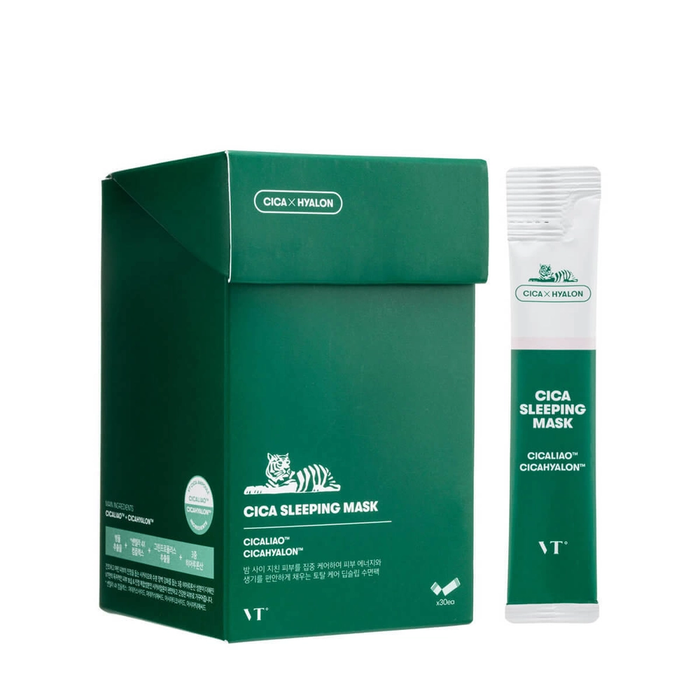 Ночная маска с центеллой азиатской  VT Cosmetics Cica Sleeping Mask 4 мл