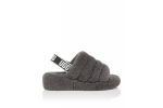 UGG Fluff Yeah Slide-Grey