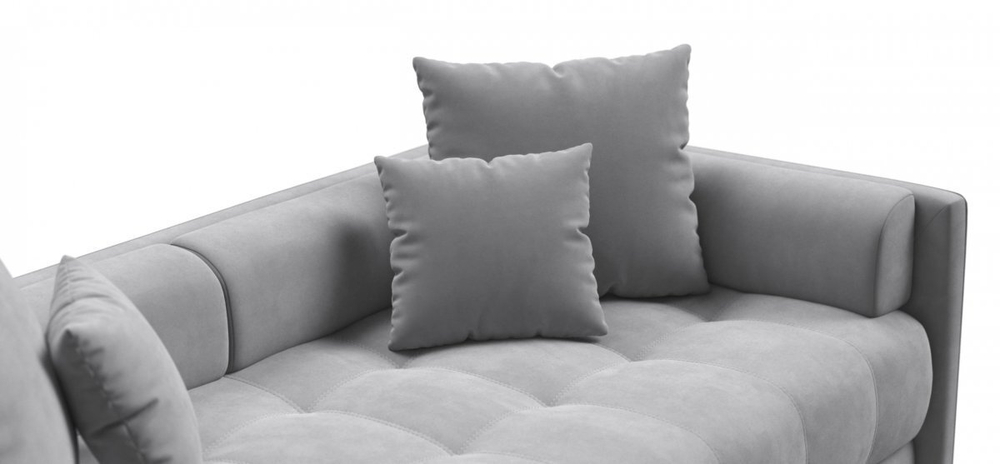 Тахта Босс Велюр Монолит сталь