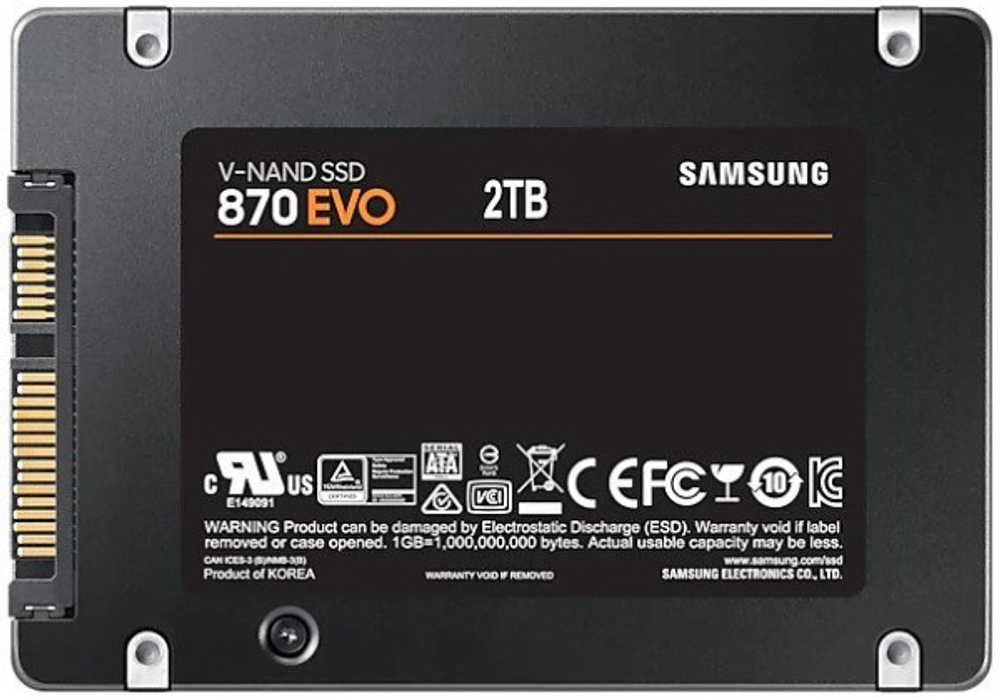 Накопитель SSD 2.5'' Samsung MZ-77E2T0BW 2000 ГБ