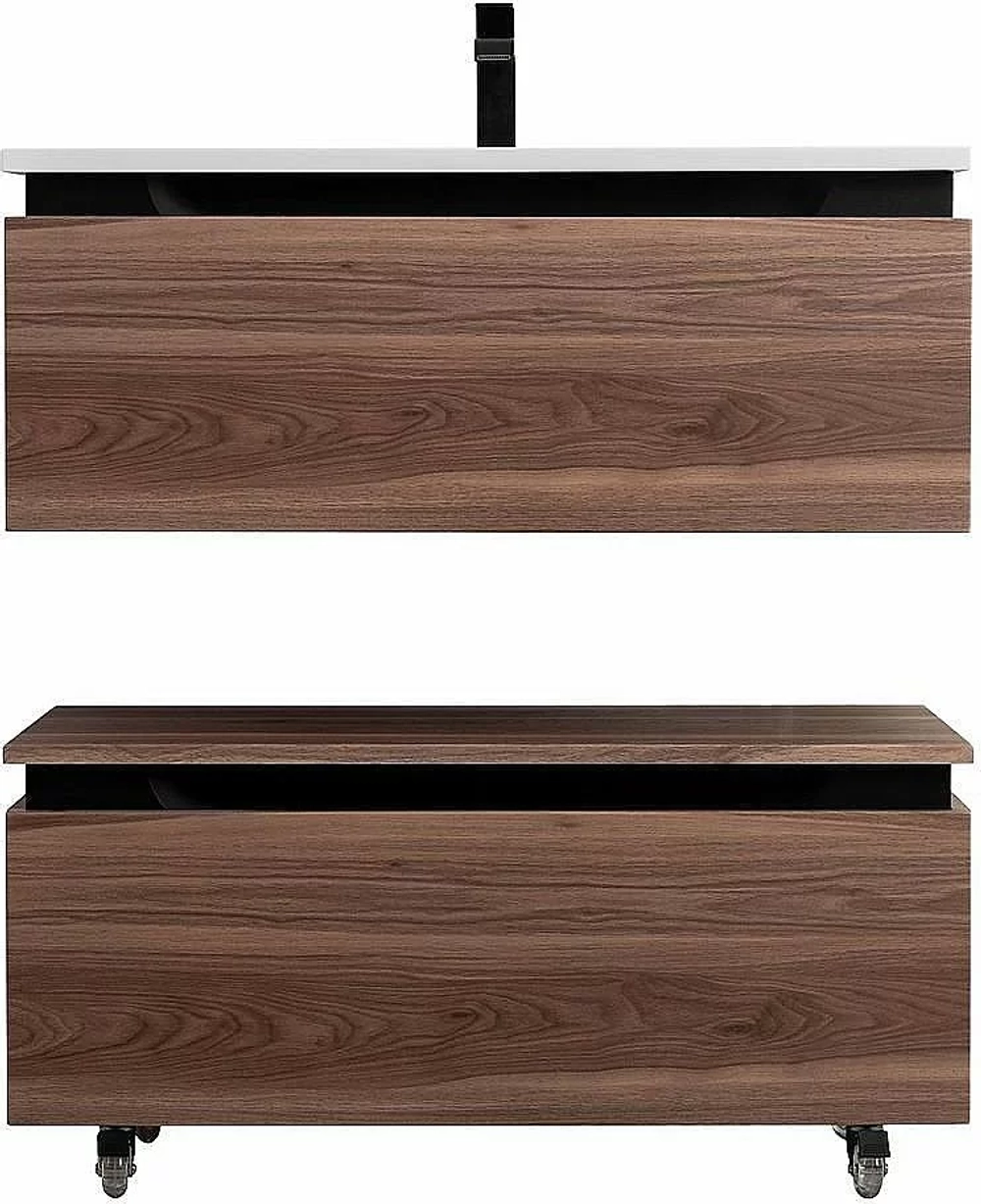Тумба с раковиной Cezares Slider 80 SLIDER-800-1C-SO-NA орех дымчатый