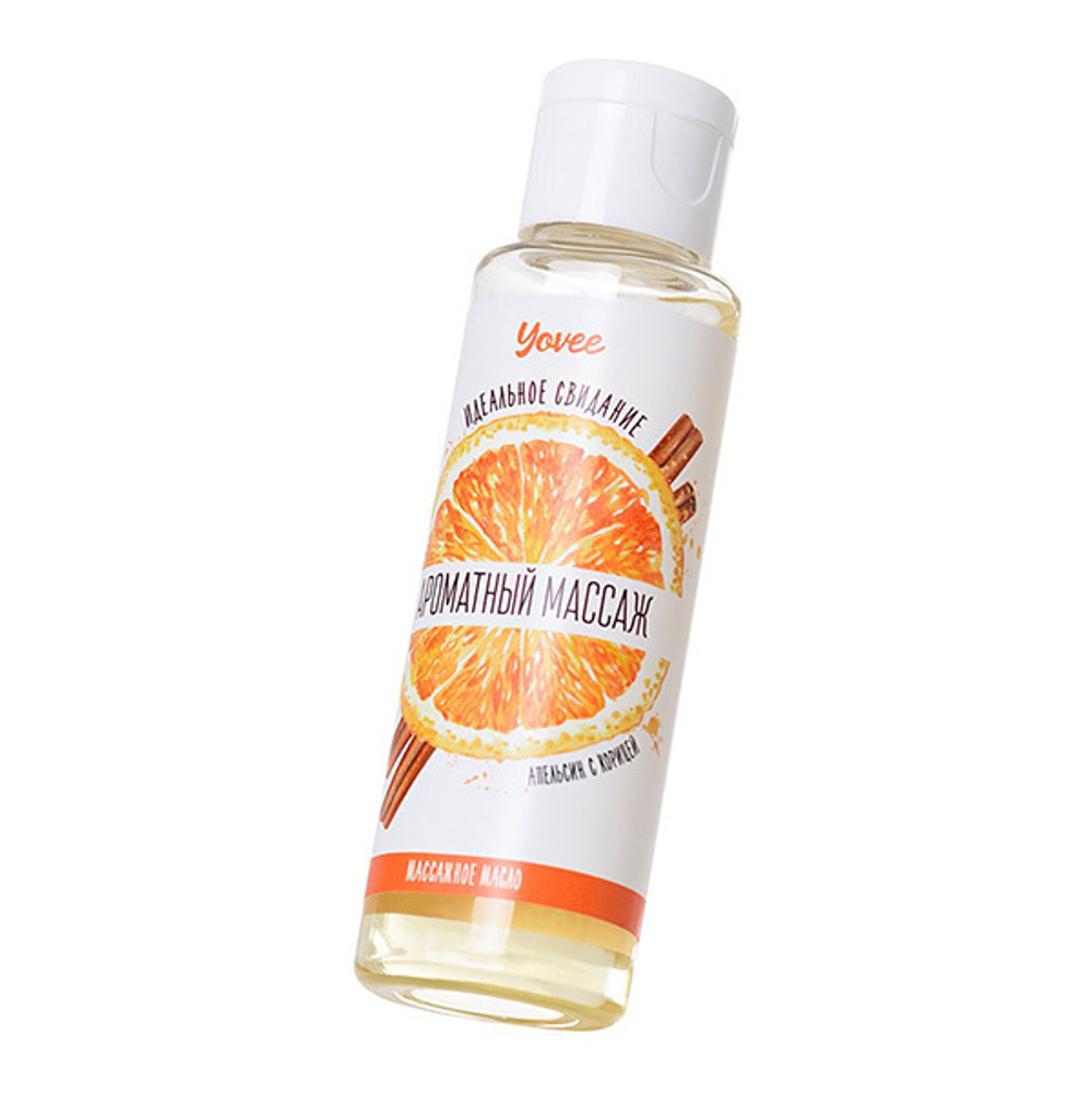 Масло для массажа с ароматом апельсина и корицы ToyFa Yovee Ароматный массаж 50мл