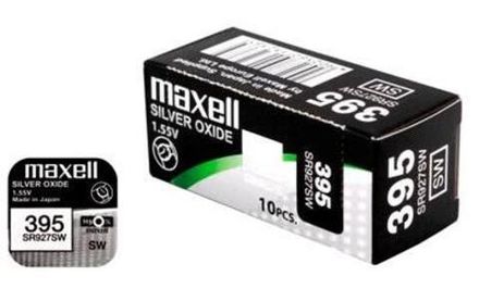 Элемент питания MAXELL 395/399 BL1 Silver Oxide 1.55V 0%Hg (1/10/100)