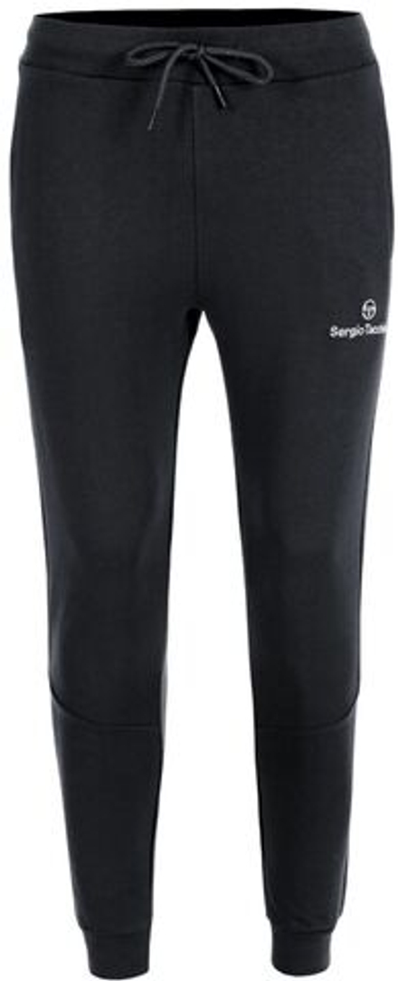 Теннисные брюки Sergio Tacchini Bold 025 Fleece - black/white