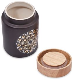 TJ-21/2 Керамическая банка сред. с крышкой