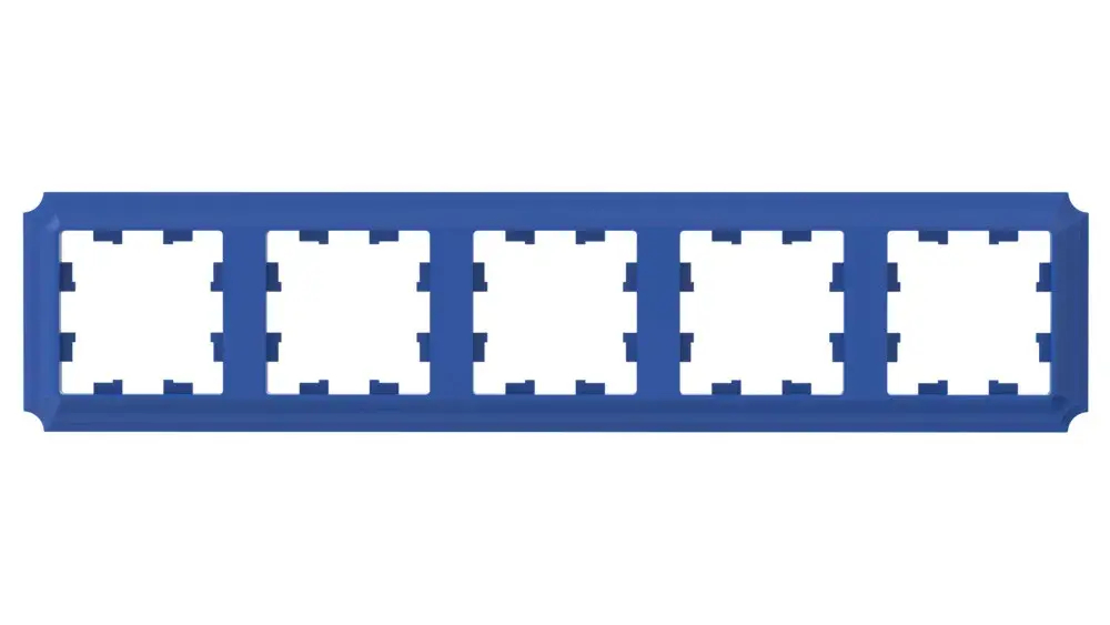 ATLASDESIGN ANTIQUE 5-постовая РАМКА, универсальная, АКВАМАРИН