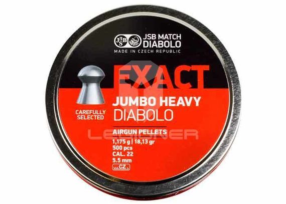 Пули пневматические JSB Diabolo Exact Jumbo Heavy 5.52 mm 1.175g