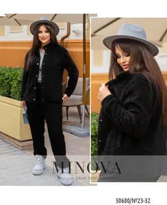 Кардиган 23-32-черный Minova