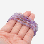 Аметист лавандовый натуральный, 4-7мм, фриформ
