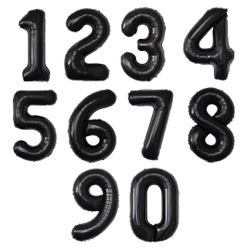 Шар "Цифра" чёрная