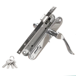 Замок врезной Аллюр, 127/1 CP, ручка в комплект, цилиндровый, хром