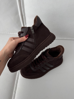 Кеды из натуральной замши