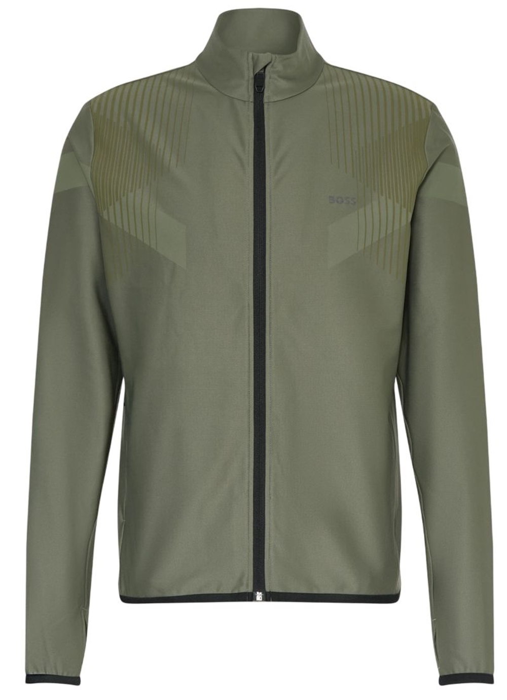Куртка теннисная BOSS Active Push Full Zip - dark beige