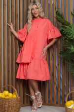 Платье Урания (коралловое) П13343-36М LT Collection