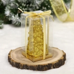 Свеча новогодняя «Сказочная ёлочка» 5,5х10 см, золото