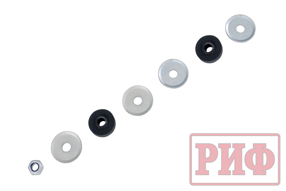 Амортизатор усиленный задний газовый Toyota Land Cruiser Prado 120, 150, FJ Cruiser лифт 0-45 мм РИФ