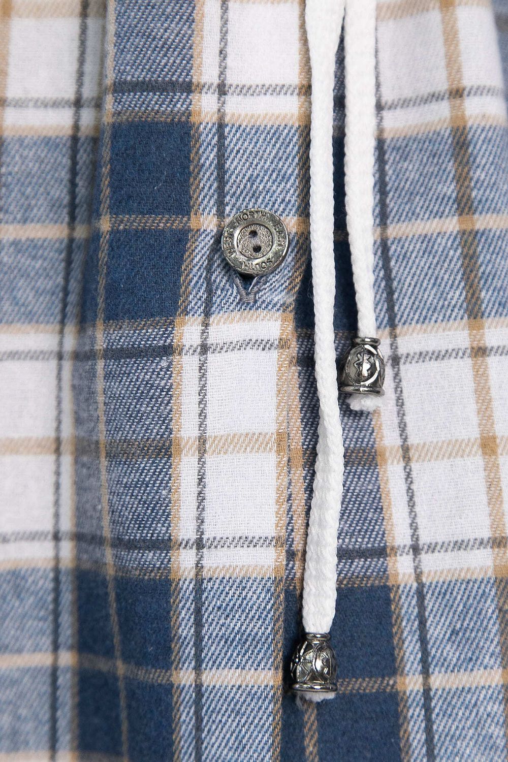 Рубашка хлопковая Джанет (сине-белая) Б14272-4М LT Collection