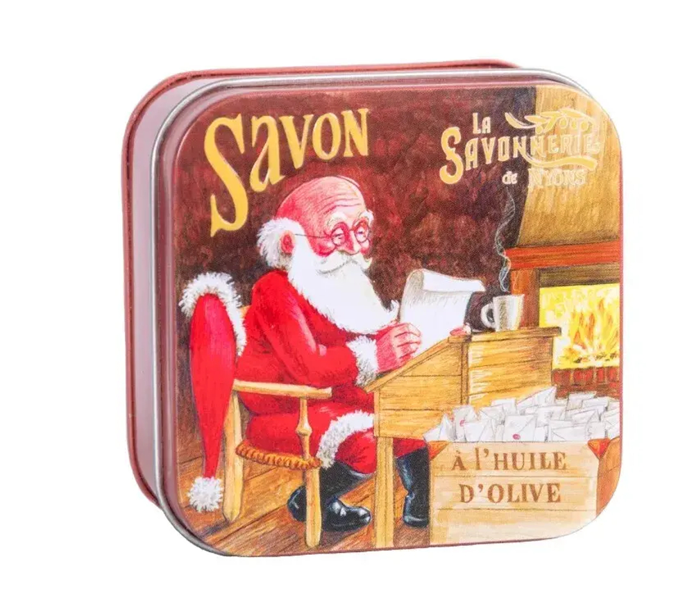 Мыло с апельсином и корицей в металлической коробке, 100г