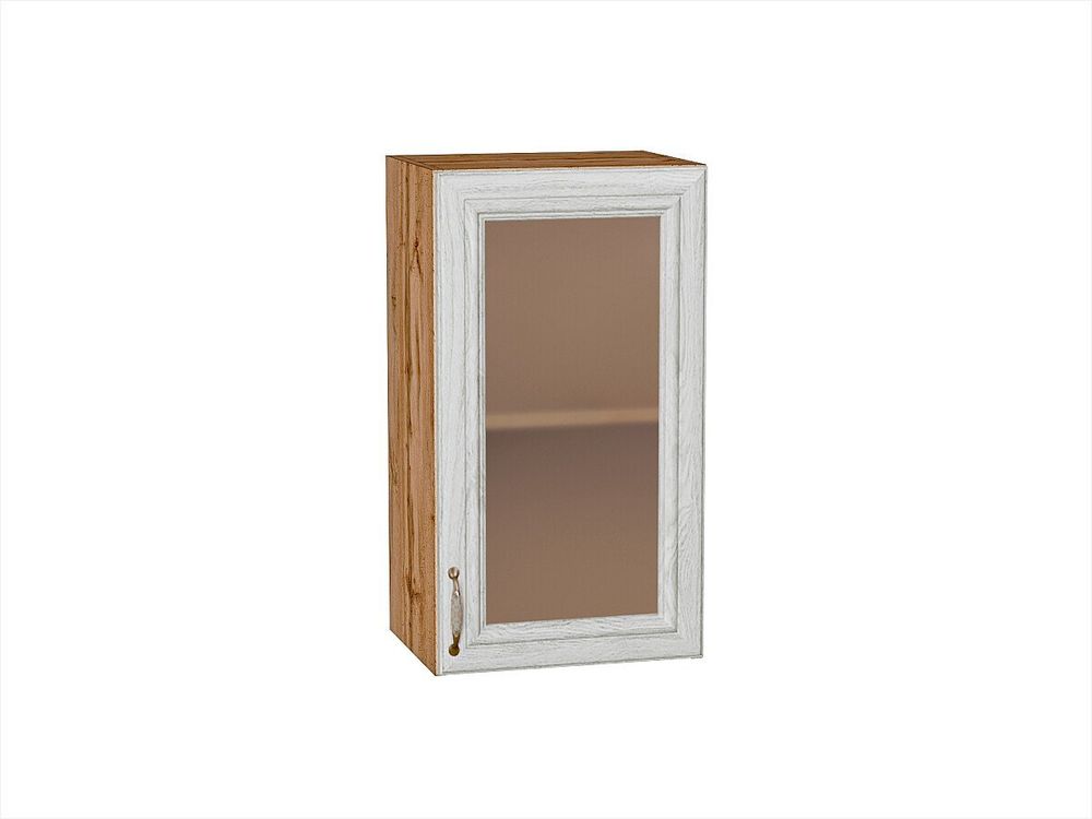 Шкаф верхний с 1-ой остекленной дверцей Шале