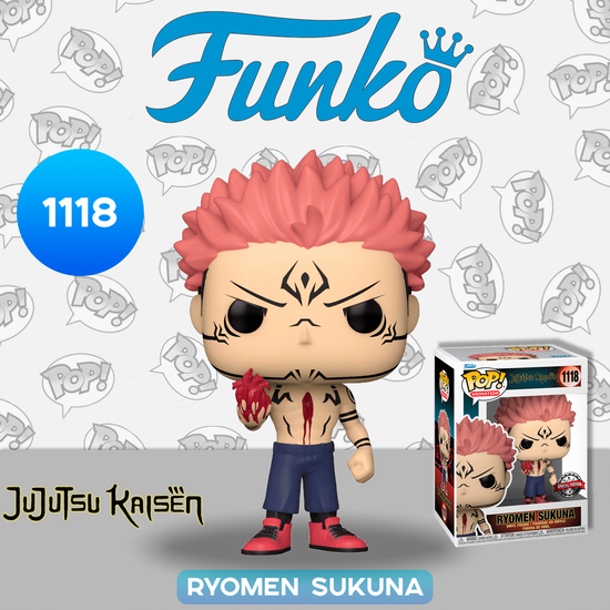 Фигурка Funko POP! Animation Jujutsu Kaisen Ryomen Sukuna with Heart (Exc) (1118) 62648