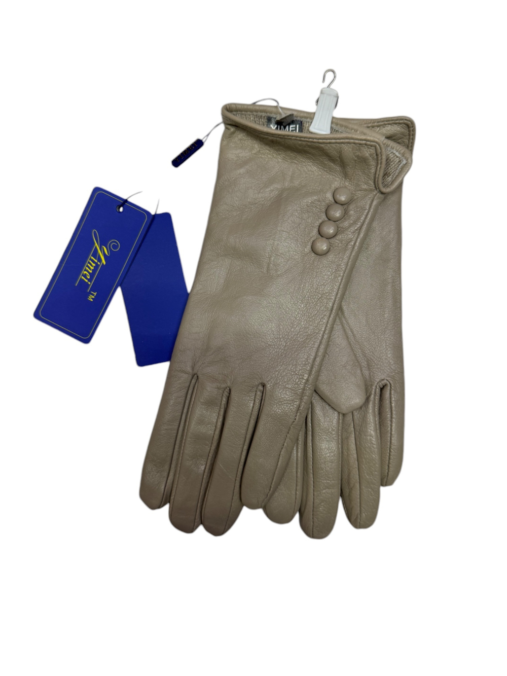 Ymai.Перчатки. Женские. Материал верха: Кожа теленка. Подклад: Трикотаж-шерсть. 5 шт в упаковке.