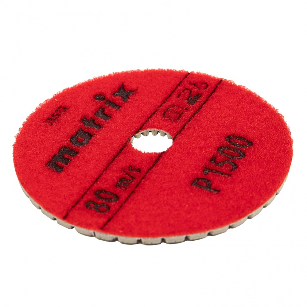 Алмазный гибкий шлифовальный круг, 100 мм, P1500, мокрое шлифование, 5 шт. Matrix