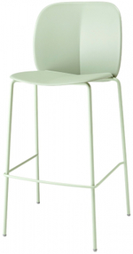 Стул пластиковый барный Scab Design Mentha Go Green, зеленый шалфей