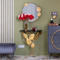 Зеркало настенное Monstera Deliciosa (Монстера) Амбер