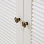 Комод белый с ящиком Асти из МДФ и натурального дуба