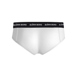 Björn Borg Cotton Stretch Brief Boxer Shorts 3 Pack Men - White, Black