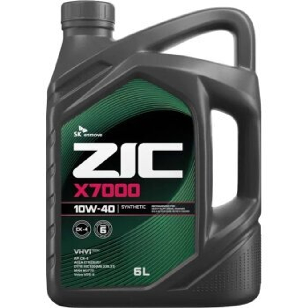 Масло моторное ZIC X7000 CK-4 10w40 CK-4/ACEA E9/E7 6л